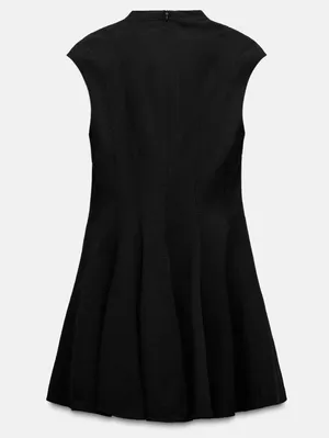 ZARA Mini Godet Dress ZW Collection thumbnail 1