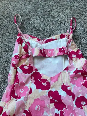 Love Riche Pink Floral Mini Dress thumbnail 5
