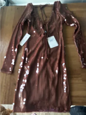 Bardot Mini Dress Sequin 4 thumbnail 2
