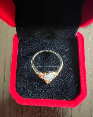 Gorgeous Stainless Steel Golden Stackable Ring Size 6 Gold thumbnail 3