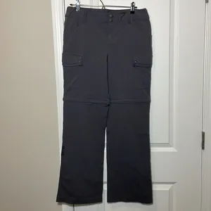PRANA SAGE CONVERTIBLE PANT Womens size 10 gray‎ thumbnail 2
