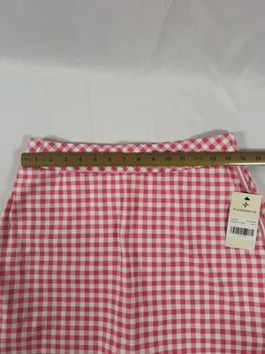 Tuckernuck Karrie Golf Skort in Pink Gingham Size Medium thumbnail 5