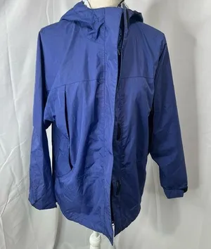 LL Bean navy blue wind breaker jacket thumbnail 1