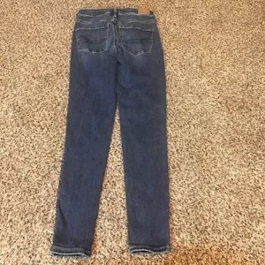 American Eagle Outfitters Women Hi Rise Jegging‎ Next Level Stretch Blue Jean thumbnail 8