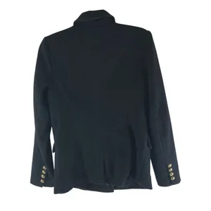 Bardot Womens Black Double-Breasted Blazer Jacket W/ Gold Buttons Size S thumbnail 2