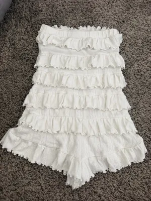 Urban Outfitters strapless Romper thumbnail 3