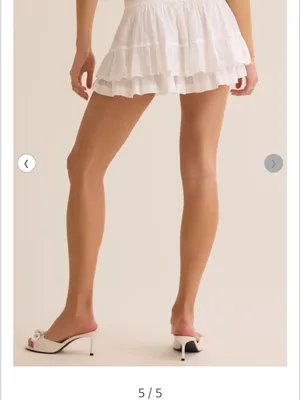 Altar’d state Caroline Ruffle Mini Skort XS thumbnail 2