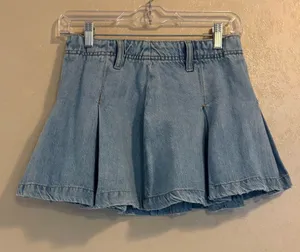 NWT Free People We The Free Madison Ave Denim Mini Skirt sz 26 thumbnail 1