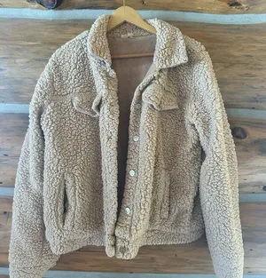 Hem & Thread NWOT  Teddy Sherpa Jacket thumbnail 1