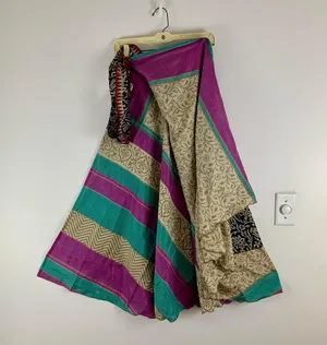 Reversible Maxi Wrap Skirt BINW203 thumbnail 2