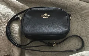 Black Coach Leather Bag thumbnail 1