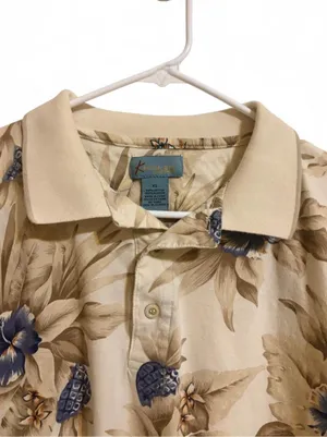 Kaylua Bay Resort Wear Men's Tropical Hawaiian~Aloha Polo Shirt SZ XL thumbnail 4