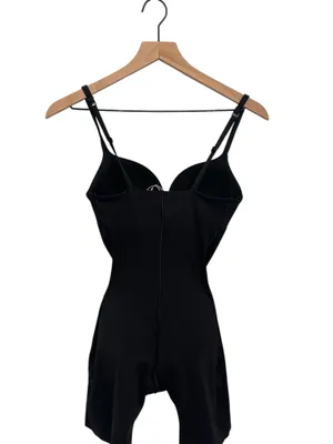 Skims Ultimate Body Push-Up Enhancing Padded Midthigh Bodysuit Small Onyx New thumbnail 3