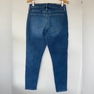 LOFT Blue Skinny Jeans High Rise Style‎ 27 / 4 Business Casual thumbnail 2