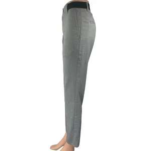 Zara Women's Gray High Waist Straight Tapered Leg Trousers Dress Pants Size S thumbnail 2