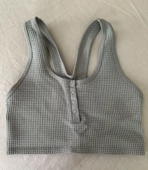 Aerie Waffle Sports Bra thumbnail 1