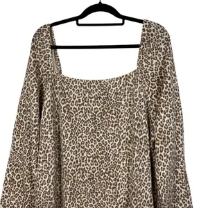 ASOS Curve Animal Print Long Dress Long Sleeves Women’s‎ Plus Size 24 thumbnail 4