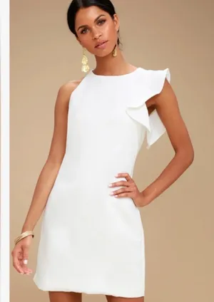 Lulus white dress  thumbnail 1