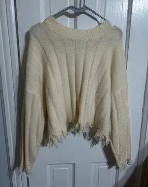 Target White sweater thumbnail 1