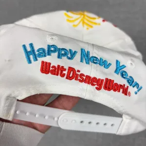 Vintage 1996 Goofy's Hat Co Mickey Mouse Walt Disney World Snapback Cap White thumbnail 3