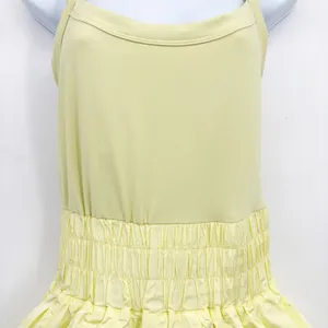 Womens Butter Yellow Tennis Pickleball Active Skort Romper‎ Athletic Size L thumbnail 4