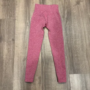 Bo+Tee Womens Red 2PC Seamless Sports Bra Legging Yoga Pant Set XS/Small thumbnail 5