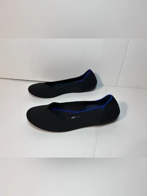 Rothy's Black slip on flat shoe women size 8 thumbnail 2