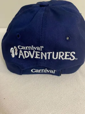 Carnival adult unisex navy blue and red hat one size thumbnail 4