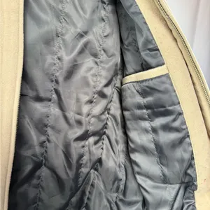 Banana Republic Virgin Wool Cashmere Blend Zip Up Jacket in Light Brown Size‎ XS thumbnail 6