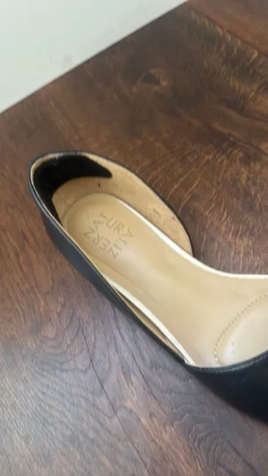 Naturalizer black leather flats thumbnail 2