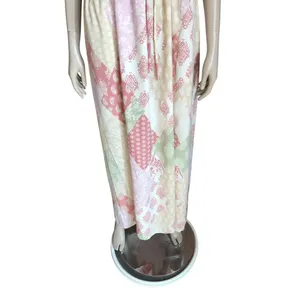 Ces Femme White, Pink and Green Patterned Maxi Dress thumbnail 4