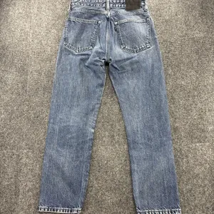 Levis Made Crafted Womens Two Tone Side Stripe Straight Leg Jeans 26 Cotton Blue thumbnail 10