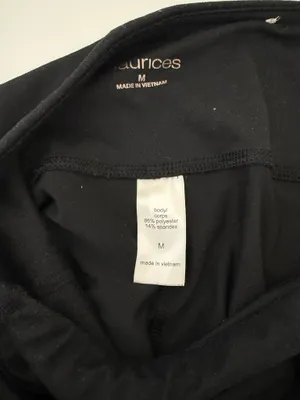 Maurices High Rise Luxe Biker Shorts Solid Black 7” Athleisure thumbnail 11