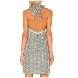 J.O.A.‎ lace trim halter Dress Navy And White NWT thumbnail 2