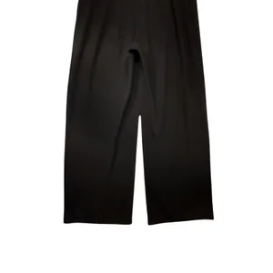 Halara Black Wide Leg Pleated Trousers‎ Womens Medium Tall Elastic Waist Pants thumbnail 9