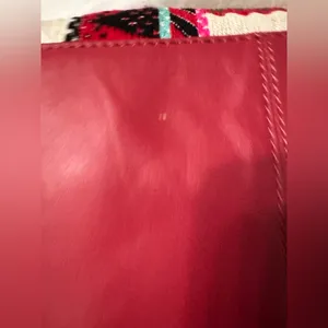 Red and Black Patterned Leather Crossbody Bag thumbnail 13