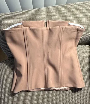 ZARA Beige/Tan  Bustier thumbnail 2