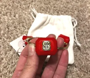 Emerson Street NC State Bangle Red thumbnail 1