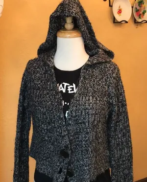 Cropped sweater Black Size XL thumbnail 1