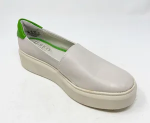 Franco Sarto Lodi 2 Slip On Platform Sneakers Size 6.5 Off White Putty Leather thumbnail 11