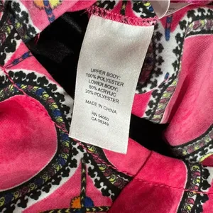 Rachel Rachel Roy Pink Black Glitter Dress Women’s 4 thumbnail 2
