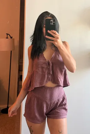 Matching set Purple thumbnail 1