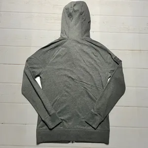 New - New Era - Women’s Grey Cotton Sueded Zipped Hoodie - Size Large thumbnail 5