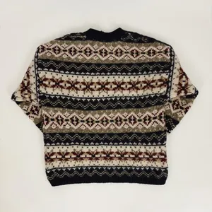 Vintage 80’s Abercrombie Pure Wool Fair-Isle Crewneck Knit “The Big Sweater” M thumbnail 7