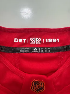 Adidas Reverse Retro 2.0 Detroit Red Wings Dylan Larkin #71 Jersey Size 46 thumbnail 3