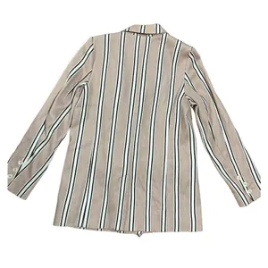 Free People Uptown Girl Blazer sz small‎ soft pink combo thumbnail 6