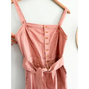 Pilcro Anthropologie | NWT Desmond Wide-Leg Jumpsuit Pink | Sz 2 thumbnail 3
