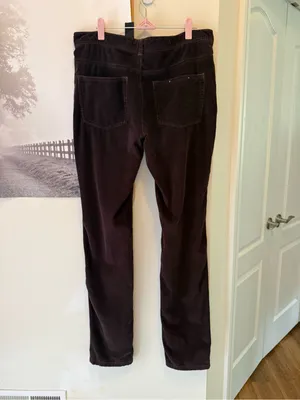 Pilcro and the Letterpress Anthropologie Vintage-Inspired Women's Brown Corduroy Pants W32 thumbnail 6