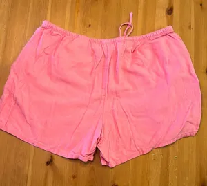 H&M Pink Linen Shorts thumbnail 2
