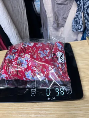 NWT American Eagle Red Floral Puff Sleeve Shift Mini Dress XL thumbnail 13